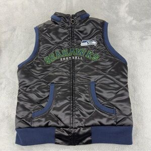 Seattle Seahawks Women's Size Large 100% Polyester Vest Made in China
